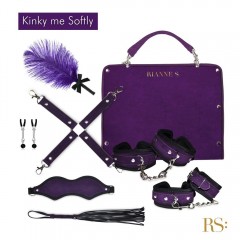 БДСМ-набор в фиолетовом цвете Kinky Me Softly