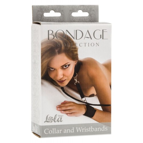 Ошейник с наручниками Bondage Collection Collar and Wristbands One Size в Йошкар-Оле
